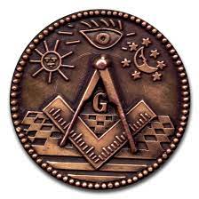 Pretty Cool Looking Masonic Coin Masonic Symbols Freemasonry Masonic Bible