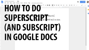 How to properly create and edit chemical equations and formulas in google docs How To Do Superscript And Subscript In Google Docs Youtube