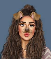 Sarra Art Snapchat Drawing Sarra Art Cute Girl Drawing
