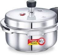 Prestige Deluxe Alpha Stainless Steel Pressure Cooker with Different Sizes
