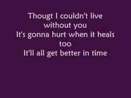 Since there's no more you and me (no more you and me) this time i let you go so i can be free and live my life how it should be(no no no no no no) no matter how hard it is i will be fine without you yes i will. Leona Lewis Better In Time Lyrics Youtube