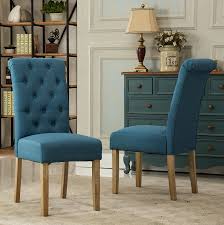 Round hill furniture is dedicated to staying ahead of current furniture trends to meet the needs of today's competitive furniture business. Set Of 2 Tan Roundhill Furniture Habit Solid Wood Tufted Parsons Dining Chair Chairs Kitchen Dining Room Furniture Guardebem Com