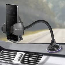Support téléphone voiture ventouse bras long