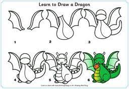 Free Learn To Draw Printables Tutorials For Kids Draken Tekeningen Leer Tekenen Tekenen Voor Kinderen