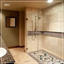 Glass tiled walls bathroom 2021. Is Glass Mosaic Suitable As Bath And Shower Tile Mec Blog