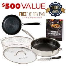 Sep 14, 2020 · while performing the research for copper chef titan pan reviews, we found that the product is 9.5″ copper chef titan pan with lid. Copper Chef Titan Pan Get Special Tv Offer