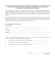 La liste des motifs impérieux pour les voyageurs de ou vers la france en dehors de l'espace européen. Https Www Interieur Gouv Fr Content Download 123752 991729 File 07 08 2020 Attestation Deplacement Outre Mer Pdf