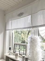 Raffrollo Curtain Shabby Gestreift Grey O Beige W Stripe Curtain Stripes Vintage Country House Roman Shades Striped Curtains Curtains