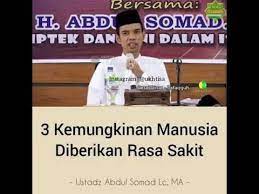 Sabar Dalam Ke Adaan Sakit Ceramah Ustadz Abdul Somad Uas Youtube Islamic Quotes Quotes Islam