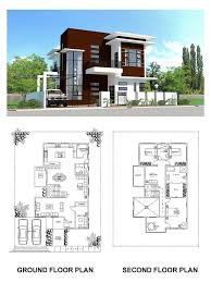 Modern house design 12×14 meter 40×46 feet. Pre Designed Models For House Construction From Contractors In The Philippines Concepthomebuild Modern House Floor Plans House Floor Plans Modern House Plans