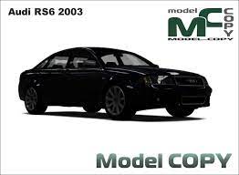 audi rs6 2003 3d modell model copy audi rs6 audi modell
