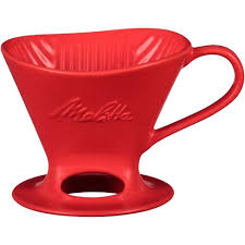 Our paper filters are 100% biodegradable. Melitta 1 Cup Porcelain Pour Over Cone Coffee Maker Red Target