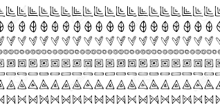 How to print page borders and border clip art? Set Of Seamless Vector Borders Black And White Geometrical Endless Royalty Free Cliparts Vectors And Stock Illustration Image 64252364