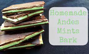 The name alone has me sold. National Chocolate Mint Day Homemade Andes Chocolate Mints Bark