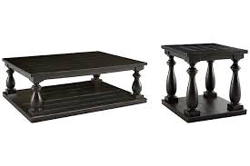 How about getting 3 tables at the price of one? Mallacar Coffee Table With 1 End Table Ashley Furniture Homestore