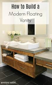Based in sacramento, ca, vanity art has warehouses in scaramneto and new york. How To Build A Diy Modern Floating Vanity Or Tv Console