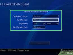 Now tap saved credit cards and then select add credit card. 3 Ways To Add A Credit Card To The Playstation Store Wikihow