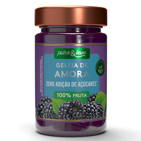 Geléia de Amora Zero 230g Puro&Leve — Puro&Leve