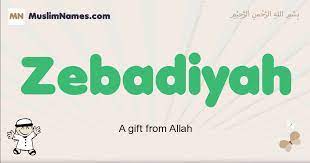 What is the meaning of the name zeb? Zebadiyah Meaning Of The Muslim Baby Name Zebadiyah