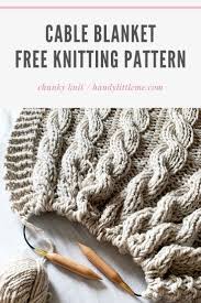 Woven cable headband free knitting pattern. Chunky Cable Knit Comforter Comfort