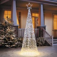 Add A Stunning Led Cone Tree Outdoor Christmas Decoration To Your Holiday Display It Feat Outdoor Christmas Decorations Ombre Christmas Tree Outdoor Christmas