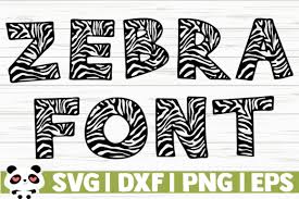 Download Zebra Font Graphic By Creativedesignsllc Creative Fabrica Yellowimages Mockups
