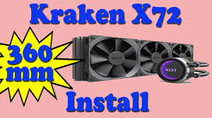 It's a compelling cooling solution that supports just about every modern cpu. How To Install Nzxt Kraken X72 360mm Cooler In A Phanteks Evlolv X Case Youtube