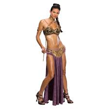 Halloweeen Club Costume Superstore. Star Wars Sexy Princess Leia Slave  Adult Womens Costume
