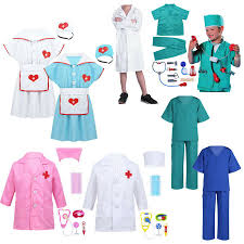 Doctor Costume Kids Girl Boy Nurse Unifom Surgeon Cosplay Fancy Dress Up Clothes Ebay Doctor Costume Kids Kids Costumes Girls Fancy Dress Up