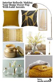 See more of home decor and accents on facebook. Interior Refresh Making Your Home Decor Pop With Gold Accents Moda Misfit