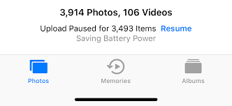 How Do I Resume Uploading My Photos Upl Apple Community