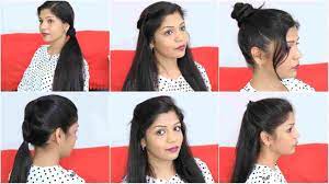 Simple Hairstyles For Indian Girls Lazy Girl Hairstyles Lazy Hairstyles Easy Hairstyles Quick