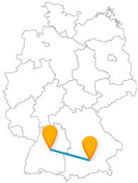 Entfernung zwischen stuttgart und augsburg. Bus Munchen Stuttgart Im Bahn Vergleich Busliniensuche De