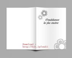 Alors partagez votre émotion, votre tristesse, votre douleur, votre peine et rappelez la profondeur de votre amitié à la. Carte Pour Message De Condoleances Gratuitement Telecharger Carte De Condoleances A Imprimer En Noir Et Blanc