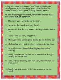 Not only is bug catching one of the oldest pastimes … Banish Worn Out Words Overused Words Writing Activities Words