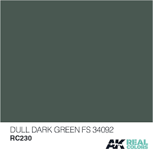 Pale colours would be any dull colours, would be khaki, browns, greys. Dull Dark Green Fs 34092 10ml Ak Interactive The Weathering Brand