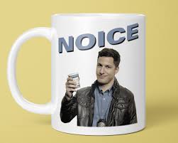 100 funny brooklyn nine nine memes from the ensemble police. Noice Best Of Brooklyn 99 Gift Mug Jake Peralta Noice Meme Andy Samberg Gift Ideas Brooklyn Nine Nine Merch Tv Fan Gift Ideas Teegrand Shop
