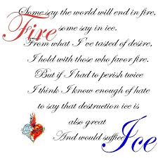 We did not find results for: Quotes About Fire And Ice 68 Quotes