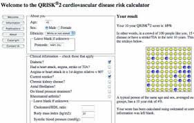 Framingham coronary heart disease risk prediction chart. Cardiovascular Risk Score Chart Ganada