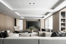 元禾大千 楼从云中来 云端会所的高奢体验 建e室内设计网 设计案例 flat screen room living room