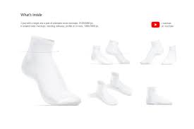 Download Socks Animated Mockups In Apparel Mockups On Yellow Images Creative Store