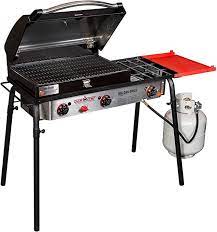 As the centerpiece of your outdoor cooking center, this unit does it all grilling, frying, boiling, barbecuing and smoking. Camp Chef Big Gas Grill 3 Amazon De Sport Freizeit