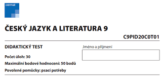 Komentáře agenda kontext rozhovory podcasty. Cermat Ilustracni Testy K Jednotne Prijimaci Zkousce 2020 Byly Zverejneny Pedagogicke Info