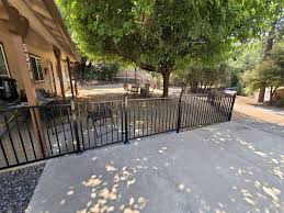 The fence with double posts; Gallery Placerville Fence Installation Wood Fence Vinyl Fence Deer Horse Fence