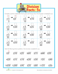 4th Grade Division Worksheets Free Printables Division Worksheets Division Facts Math Fact Worksheets
