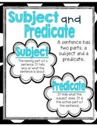 The Subject And Predicate Song