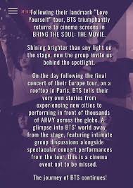 Bts bring the soul_ the movie commentary. Bring The Soul The Movie Cinema Screenings Ticket Booking The Official Showtimes Destination Bts Amino