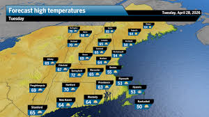 Cool coast, warmer inland on Tuesday as we track our next storm system for Wednesday night