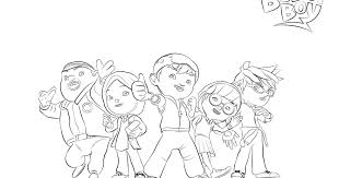 Sketsa gambar mewarnai kartun boboiboy halilintar terbaru. Gambar Mewarnai Menarik Mewarnai Gambar Boboi Boy