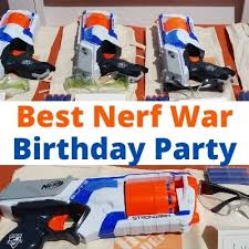 Nerf gun game 12.0 (nerf first person shooter!) Awesome Nerf Wars Birthday Party Ideas Updated 2021 Happy Mom Hacks